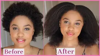 HOW I STRETCH MY NATURAL HAIR FOR STYLING
