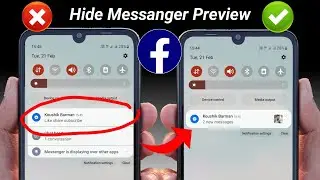 How to Hide Facebook Messenger Message Preview 🔥 Facebook Tips and Tricks 2023