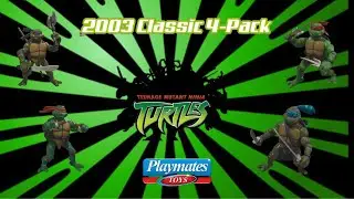 Unboxing&Review TMNT 2003 Classic Figure 4-Pack | La Reedici&oacute;n de Playmates que todos esperabamos