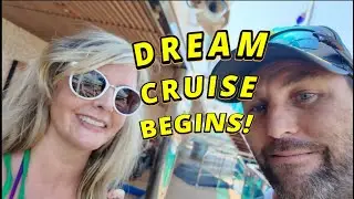 Carnival Dream Embarkation Day Was SO Fun! | Bahamas Cruise Vlog Ep. 1 from Galveston