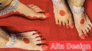 New Alta Design || Indian Wedding || Durgapuja || Navratri ||Karvachauth 2021 ||#sisterspassion