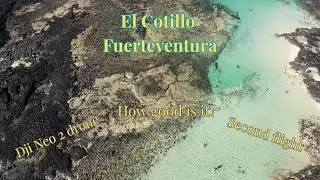 DJI Neo 2nd Flight in El Cotillo, Fuerteventura |  Waves & Canary Island Power 🌊 | GjM Studios UK