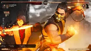 MK1 Scorpion Fatal Blow Combo #2