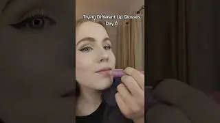 Trying Lip Glosses Day 8 #beauty #uk #makeup #lips #lipgloss #pink #affordable #fyp #alternative