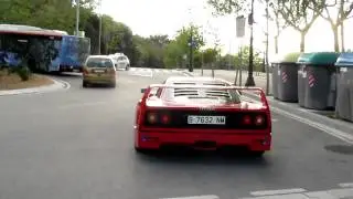 Ferrari F40 LAUNCH CONTROL and EPIC ACCELERATION!!!
