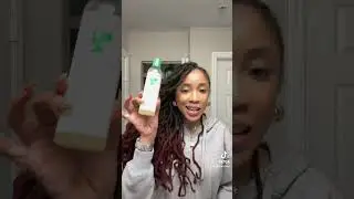 The Camille Rose Rosemary oil leave in condition is the best!🤌🏽✨ #locsjourney #locs