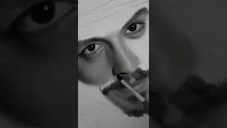 Happy & Young Jhonny depp 🔥😍 | Realistic Portrait Drawing #shorts #art #trending