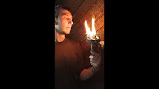 Torch from a medieval castle! The making process!  #forging  #blacksmithing