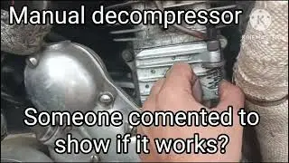Custom Manual decompressor ROYAL ENFIELD THUNDERBIRD 350 AVL BOBBER