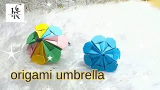 easy origami umbrella 