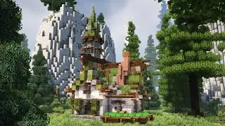 How to Build a Mossy Fantasy House with Interior (Tutorial)
