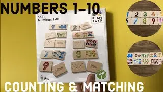 Plan Toys Numbers 1-10 unboxing & kids Learning Counting