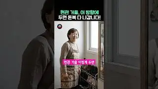 현관 거울 이렇게 두면, 들어오던 돈복도 나가 떨어진대요 #건강