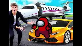 Among Us RED IMPOSTER dances to Morgz intro