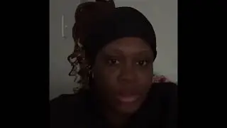 African woman with crusty eyelashes makes it clear that she does NOT want a black American man