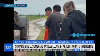 Situación de El Sombrero tras las lluvias: charlamos con Araceli Aponte, Intendente