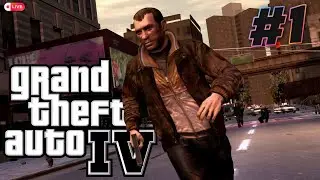 GTA 4 Story Begins | Niko Bellic Arrives in Liberty City | Day #1 LIVE