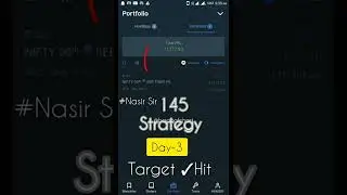 145 strategy baap of chart||Real Trading #nasirsir #baapofchart|02/09/2022 |Day-3|Share market|Lot 1