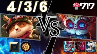 🍄717【Challenger/BR】TOP Teemo vs Heimerdinger【SN:Arthur Lanches#13777】【Patch25.13】#leagueoflegends
