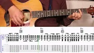 Wild Horses by The Rolling Stones (Chords Guitar TAB)