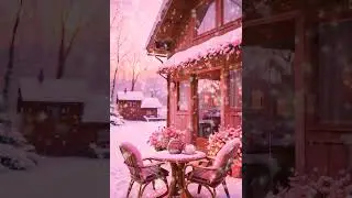 Cozy Winter Cottage with Fresh Flowers & Bird Sounds | Relaxing Ambience​#WinterCottage #BirdSounds