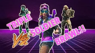 Who WINS the Triple Soldier BRAWL?! | Fortnite Save the World PVE 2019