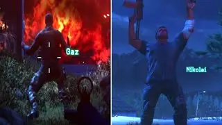 Gaz and Nikolai enjoying the AC-130 fireworks in Call Of Duty: Modern Warfare...