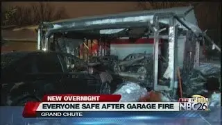 Grand Chute duplex damaged by garage fire