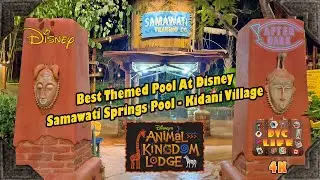 Best Themed Pool At Disney | Samawati Springs Pool - Kidani Village