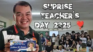 Surprise 2025 Teacher's Day Celebration for Mestru Arthur