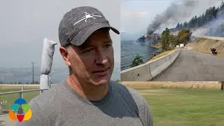 Former MP is part of West Kelowna evacuation order and the fire is burning just steps from his house