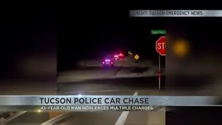 Tucson Police car chase ends with 43-year-old man in custody