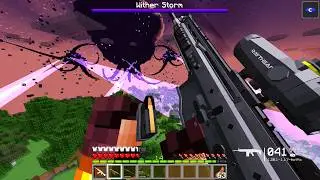 Village Survivor Destroys a Weather Storm with Modern Weapons 😱 | Minecraft Survival