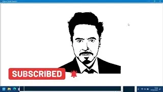 Draw Iron Man Face using 3 lines of Python Code | Avengers | Marvel | Sketchpy in #python