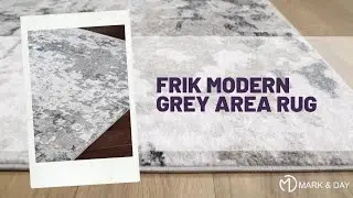 Frik Modern Grey Area Rug