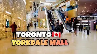Toronto Yorkdale Shopping Centre Mall, Toronto Canada 4k