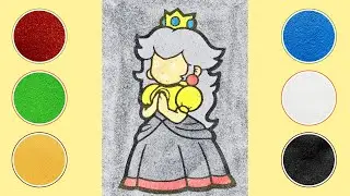 Princess Sand Painting Video &ndash; Let&rsquo;s Be Little Artists! (Tranh C&aacute;t C&ocirc;ng Ch&uacute;a &ndash; B&eacute; Tập L&agrave;m Họa Sĩ)
