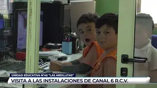 Jardineritos visitaron las instalaciones de Canal 6 RCV