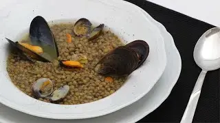 Zuppa di lenticchie di Colfiorito con cozze e vongole | Chef Beppe Sardi | Saporie