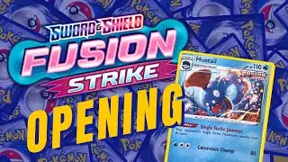 Opening Pok&eacute;mon Booster Pack [Sword & Shield - Fusion Strike] ASMR