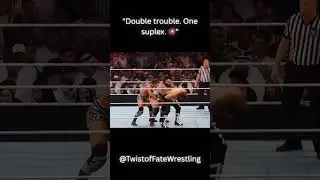 Double German Suplex = Double the Pain! 😱🔥#wwe#aew#suplex#wrestlingshorts#twistoffatewrestling