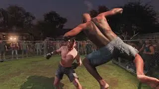 UFC 5 Superman Punch Off Cage