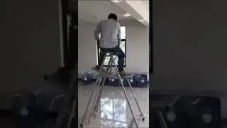 Will you buy this moving ladder ? #science #innovation