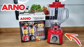 Liquidificador Arno modelo power Mix comfort limpa fácil 700w 