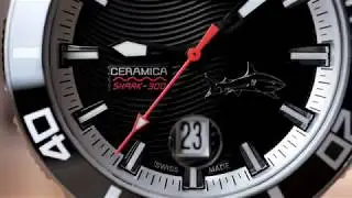 Doxa Shark Ceramica D200SGN SHARK CERAMICA XL | ZEGAREK.NET