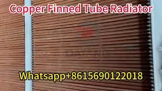 Removable fin tube full komatsu machinery car radiator#radiator #fintube #heatexchagner