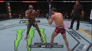 Kamaru Usman baptized Jorge Masvidal