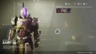 Destiny 2 - Shadowkeep - Visting Saint-14 At The Tower For The 1st Time