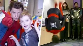 Tom Holland BACKFLIPS During Children&rsquo;s Hospital Visit
