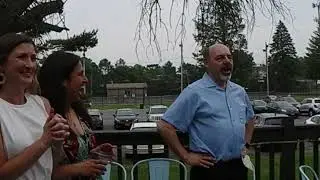 Surprise Mr.  Gabriele! John Gabriele's Reaction.
